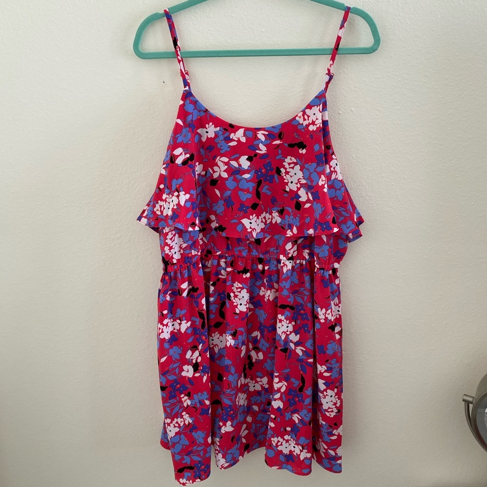 Pink Floral XL Sundress